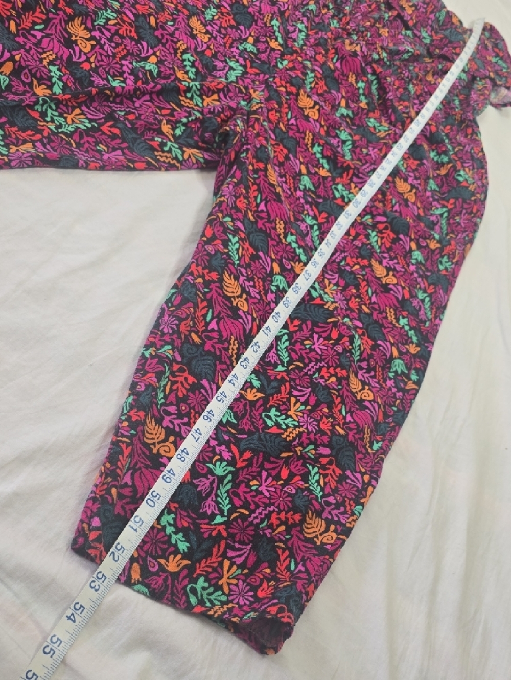 Ava & Viv Floral Multicolor Elastic-Waist Jumper Sz 1X - Picture 10 of 12